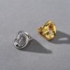 Niche Irregular Smooth Surface Metal Large Ring Fashionable Plain Ring Ring Personalized Unique Trend Ring