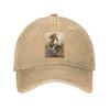 Horse Galloping In The Desert Illustration Denim Cap Casual Baseball Caps Adjustable Hat Summer Unisex Baseball Hats