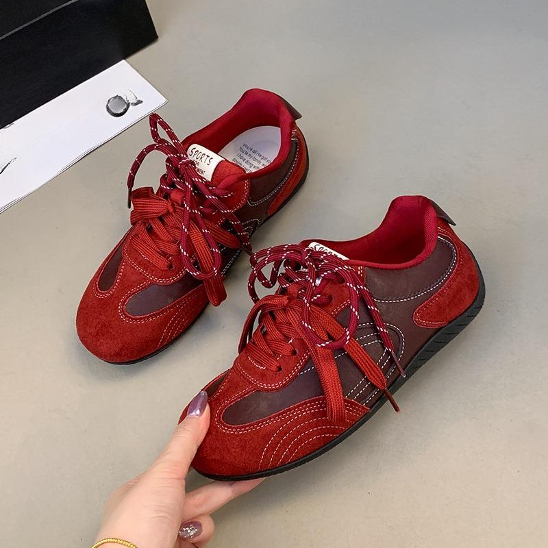 Fashion Non-slip and Versatile German Training Shoes for Women 2025 New Women's Soft Sole Lightweight Casual Flat Single Shoes