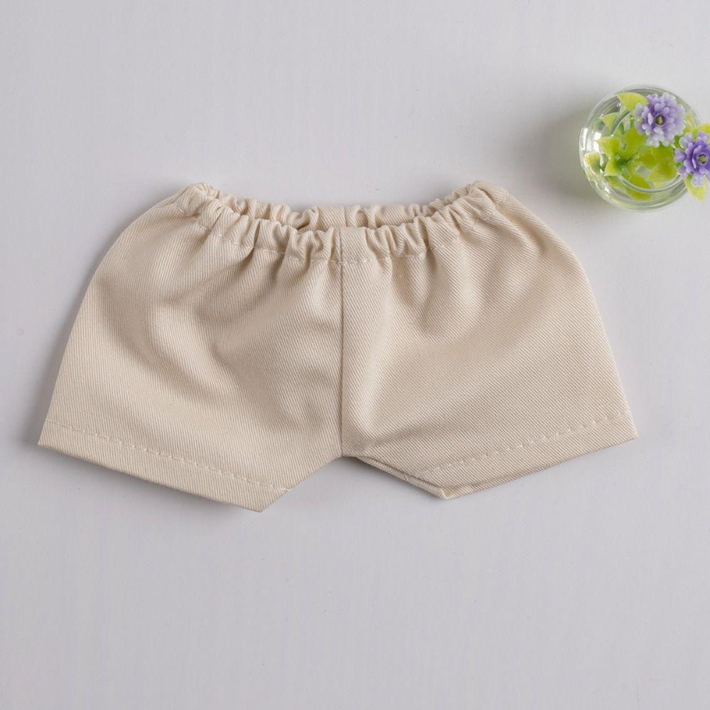 

Fashion Cotton Doll Clothes Cute Dolls Clothes Accessories for 20cm Cotton Doll Beige-Non folded edge
