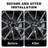4pcs 56mm Car Wheel Center Hub Cap Rim Cover Emblem Sticker For Honda Civic Accord CRV HRV Jazz City Odyssey Vezel Accessories