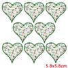 10 /26pcs Wholesale Fresh Letter Embroidery Patch Diy Floral Heart Bow Iron On Patches For Clothes Jackets Backpack Sew Stickers 