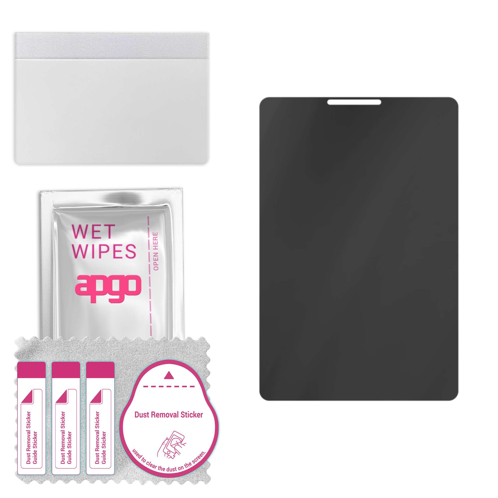 

apgo Privacy Matte Hybrid protective glass compatible with Samsung Galaxy Tab S4 10.5, flexible nano glass, great replacement for tempered glass, scra