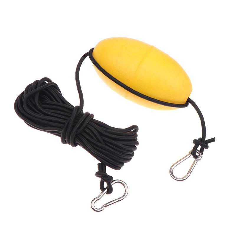 Kayak Drift Anchor Tow Line 9.1M/ 30Ft Long Nylon Rope Sea Drogue Anchor Float With Clip Buckles Boat Yacht Canoe Accessories