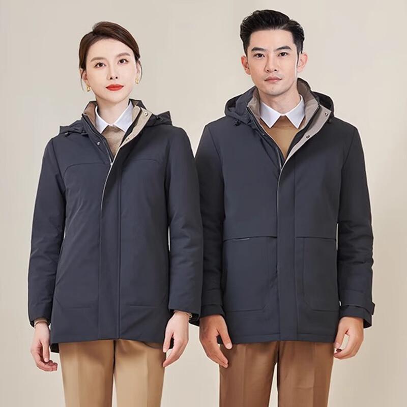 Terroman Unisex Winter Hooded Goose Down Puffer Jacket