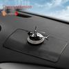 PU Silicone Non-slip Car Dashboard Mat: High-Temp Resistant Mobile Phone Holder with In-car Storage