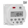 CN101S 1 Second Interval 5V 12V 24V 110V 220V Digital LCD Timer Switch 7 Days Weekly Programmable Automatic Cycle Timing Relay