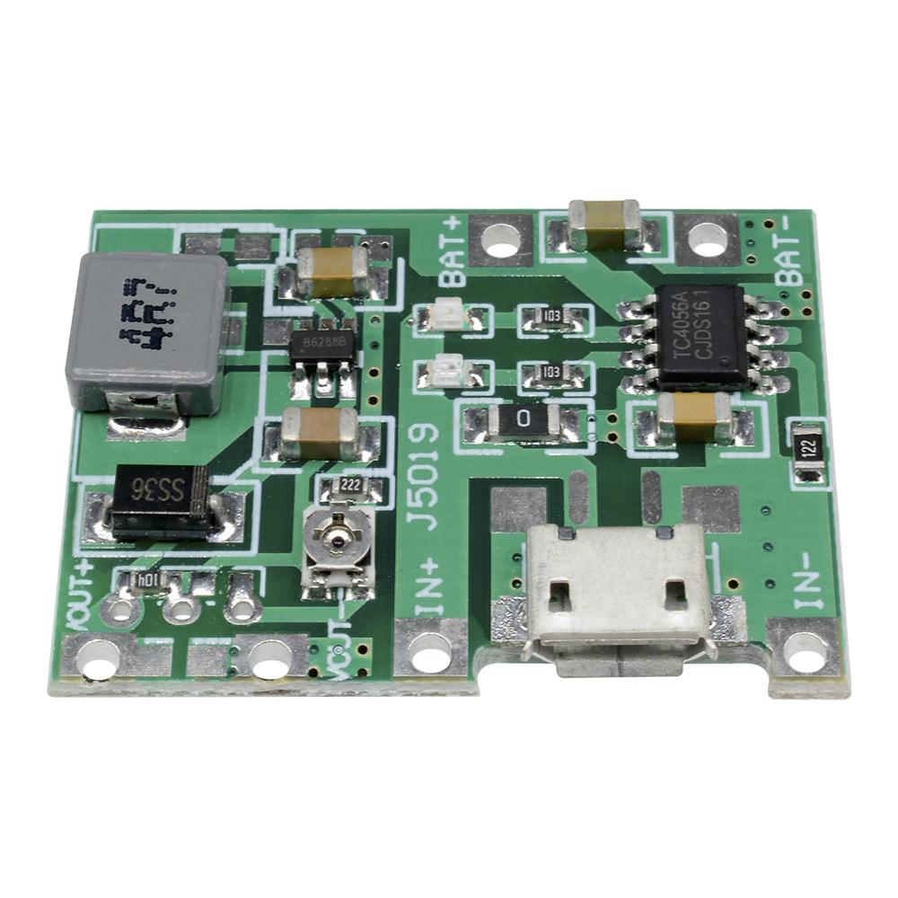 Adjustable Step Up Module 3.7V 9V 5V 2A 18650 Lithium Battery Charging Discharge Integrated Module Charger Accessories