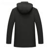 Men's Winter Parka Jacket - Warm Faux Mink Lined, Casual Stand Collar Coat with Pockets, Machine Washable