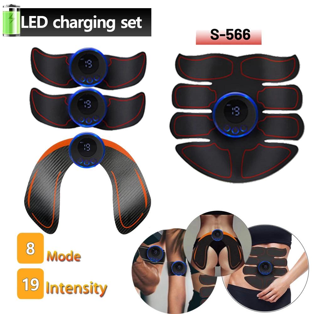 EMS Muscle Stimulator Abs Hip Trainer Weight Loss Body Shaping Massage Abdominal Equipment Muscle Massage Fitness Training