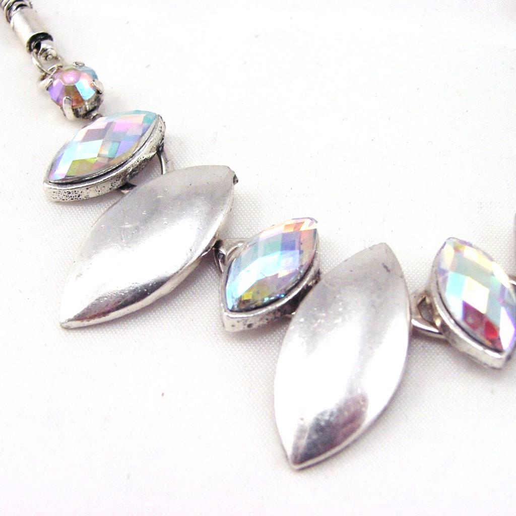 Les Trésors De Lily [F4421] - Designer Necklace 'Antik' White