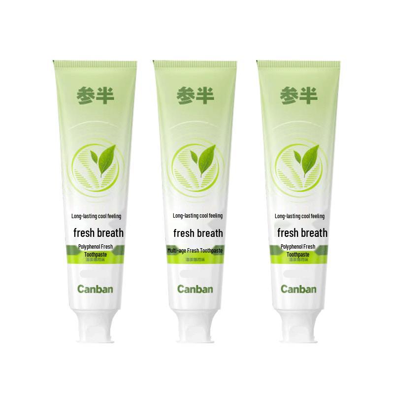 Canban Oralshark Dynamic Mint Stain Removal Toothpaste for Smokers (3-Pack)
