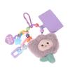 Cute Flower New Plush Tulip Diy Creative Keychain Backpack Pendant Charm Mobile Phone Individualization Couple Gift