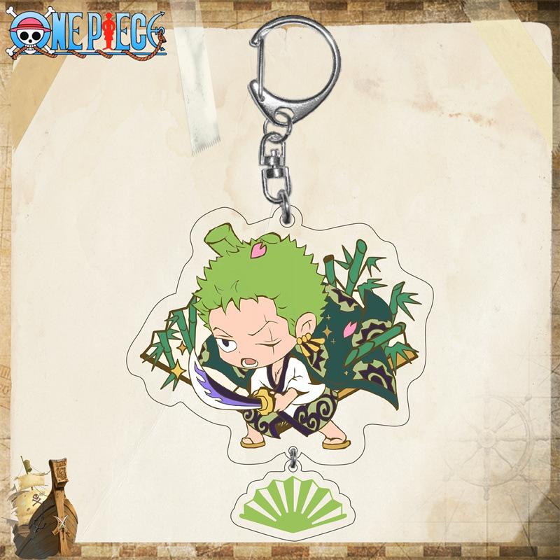 One Piece Luffy Acrylic Keychain - Chopper, Zoro, Anime/Manga, 2D Acrylic Keychain/Cartoon Keychain Gift
