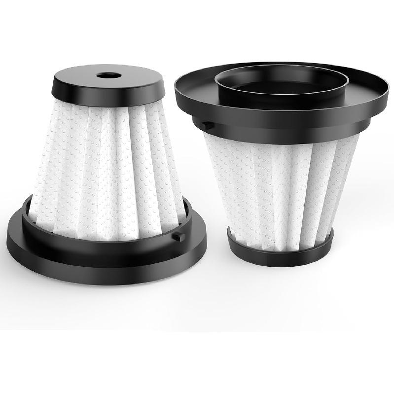 Reusable Replacment HEPA Filters: 2 Pack Handheld Vacuum Cleaner Dust Collector Mini Filter Hepa Filtration for KVC07/KVC09 Keyboard Vac Kits
