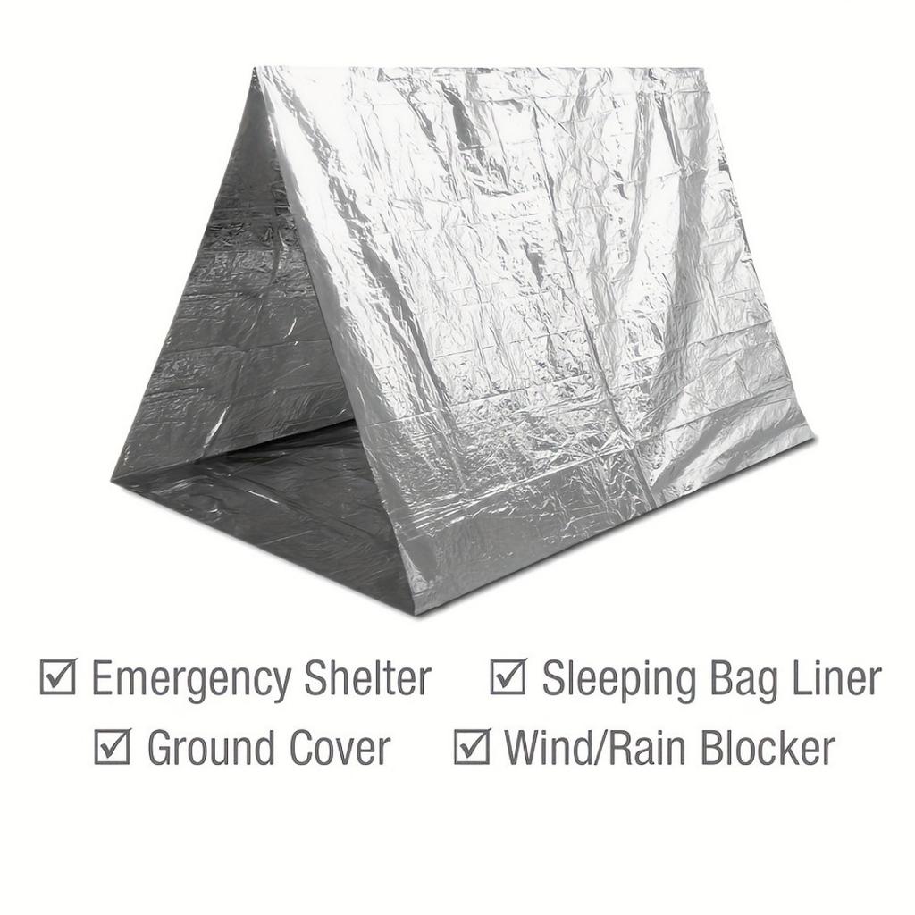 4/10pcs Emergency Thermal Blankets, 52" X 82", Outdoor Survival Equipment