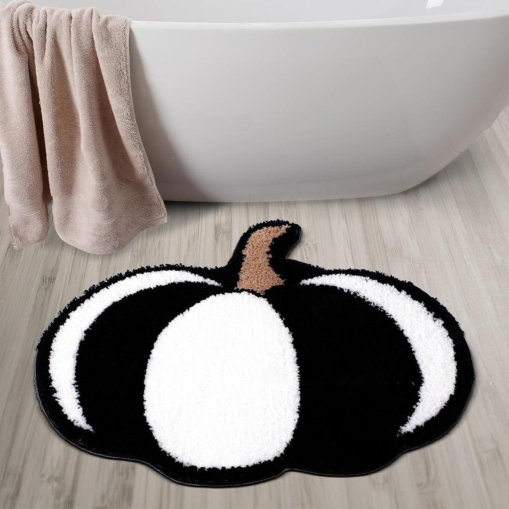Aesthetic Wave Tufted Carpet Bathroom Antislip Mat Ocean Sea Blue Plush Carpet Home Ornament Livingroom Decoration Bedroom Rug