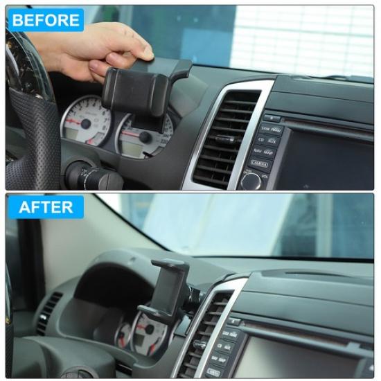 Center Console Air Outlet Mobile Phone Holder Clip For Nissan Frontier 2009-2017