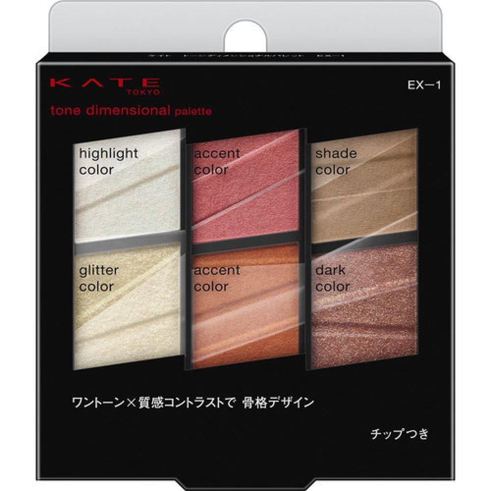 

Kate Tone Dimensional Palette EX-1 Красный Коричневый 6,8г