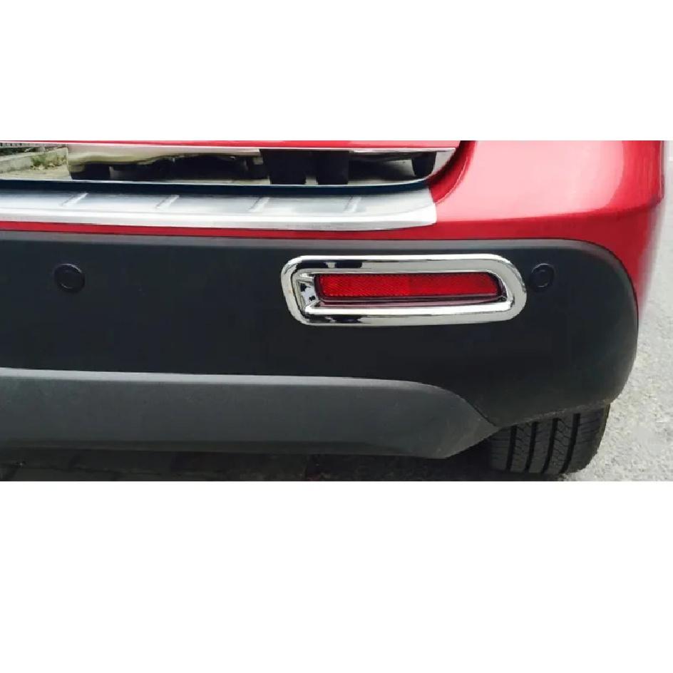 For Suzuki Vitara (2015-2022) ABS Chrome Front & Rear Fog Light Garnish Cover Trim - Car Accessories