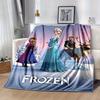 1pc, Frozen Inspired Elsa Blanket - Winter Wonderland Decor for Your Home, Soft Flannel Throw Blanket - Versatile & Cozy for Bedroom, Living