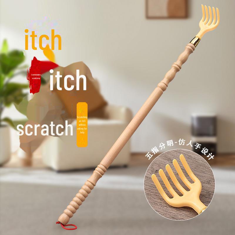 Hölzerner Rückenkratzer: Filial Hand-Saver für glückliche Erleichterung