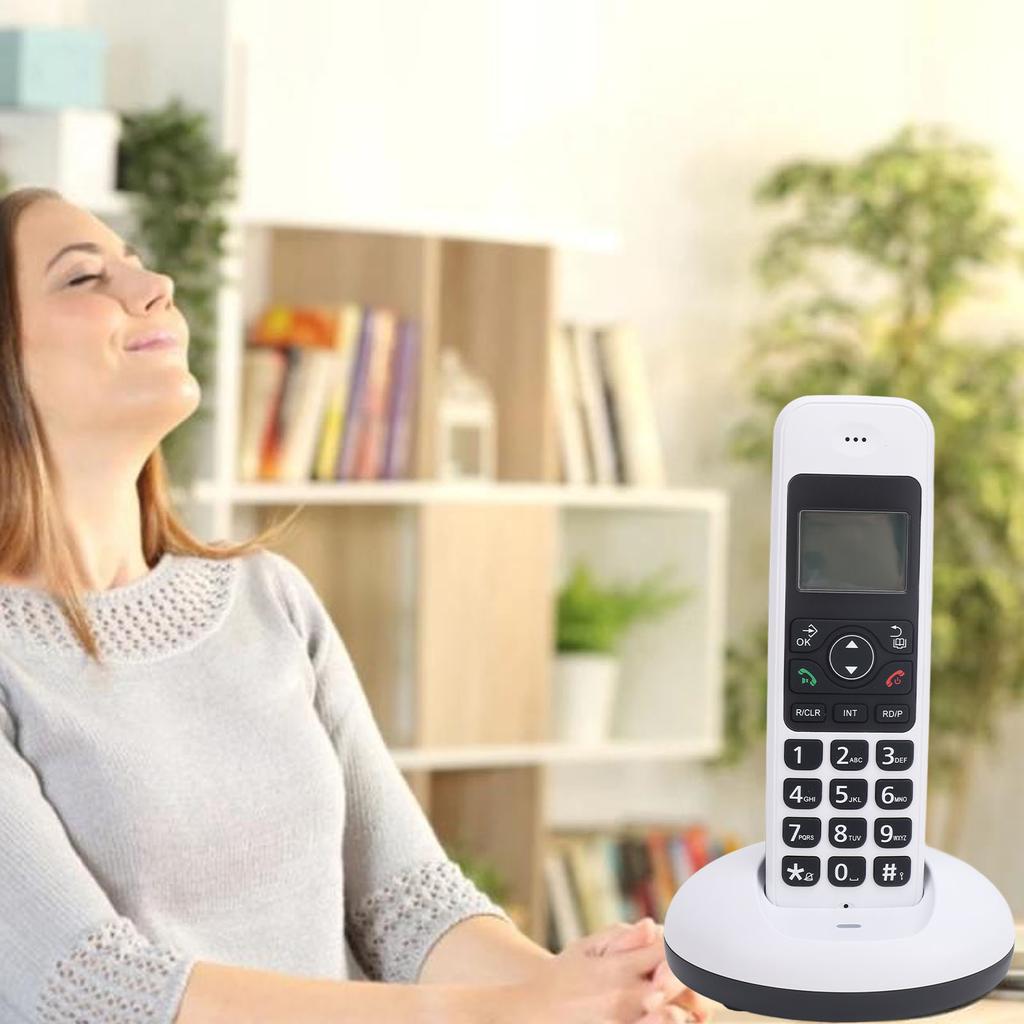 Handset Cordless Phone with Caller ID Call Waiting Call Blocking Full Duplex Speakerphone Backlit Display Big Buttons for Elderly