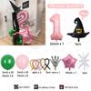 79pcs Wicked Themd Birthday Party Decoration Magic Witch Balloon 32inch Pink Number Balloon Boy Girl Birthday Baby Shower
