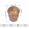 1Pcs Woodworking Wood Grinding And Carving Grinding Head Arc-Shaped Woodworking Grinding Head Angle Grinder Accessories
