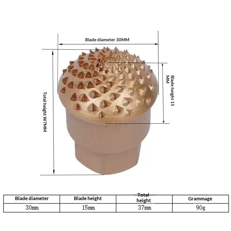 

1Pcs Woodworking Wood Grinding And Carving Grinding Head Arc-Shaped Woodworking Grinding Head Angle Grinder Accessories A1