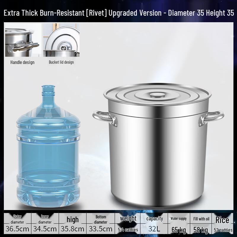 Yihuan Commercial Stainless Steel Stock Pot