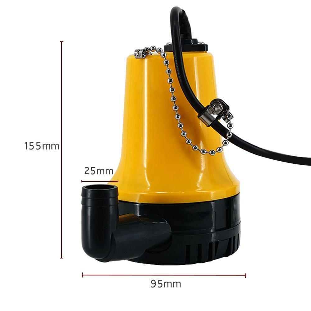 

12V Micro DC Immersible Submersible Agricultural Irrigation Bilge Electric Water Pump чорний