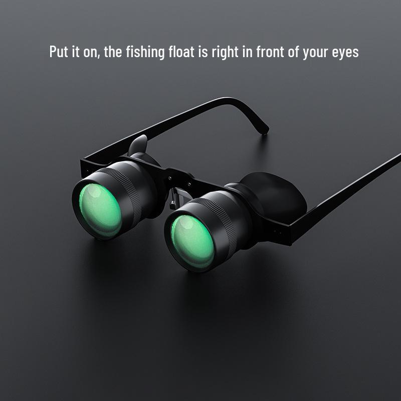 Polarized Long-Range Fishing Telescope Glasses with 10x Magnification for Ultra-Wide Angle Float Watching