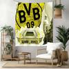 Borussia Dortmund Sienos Dekoras Gobelenas Menas Gyvūno Atminimui Gimtadieniui Vestuvių Šventei Fonui Šeimos Dovana