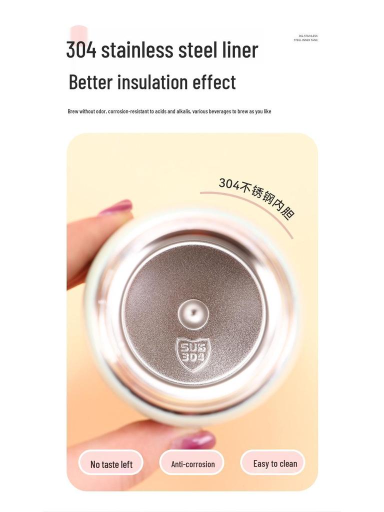 Trendy Mini Pocket 304 Stainless Steel Insulated Cup for Kids - Portable and Cute Pop-Up Design