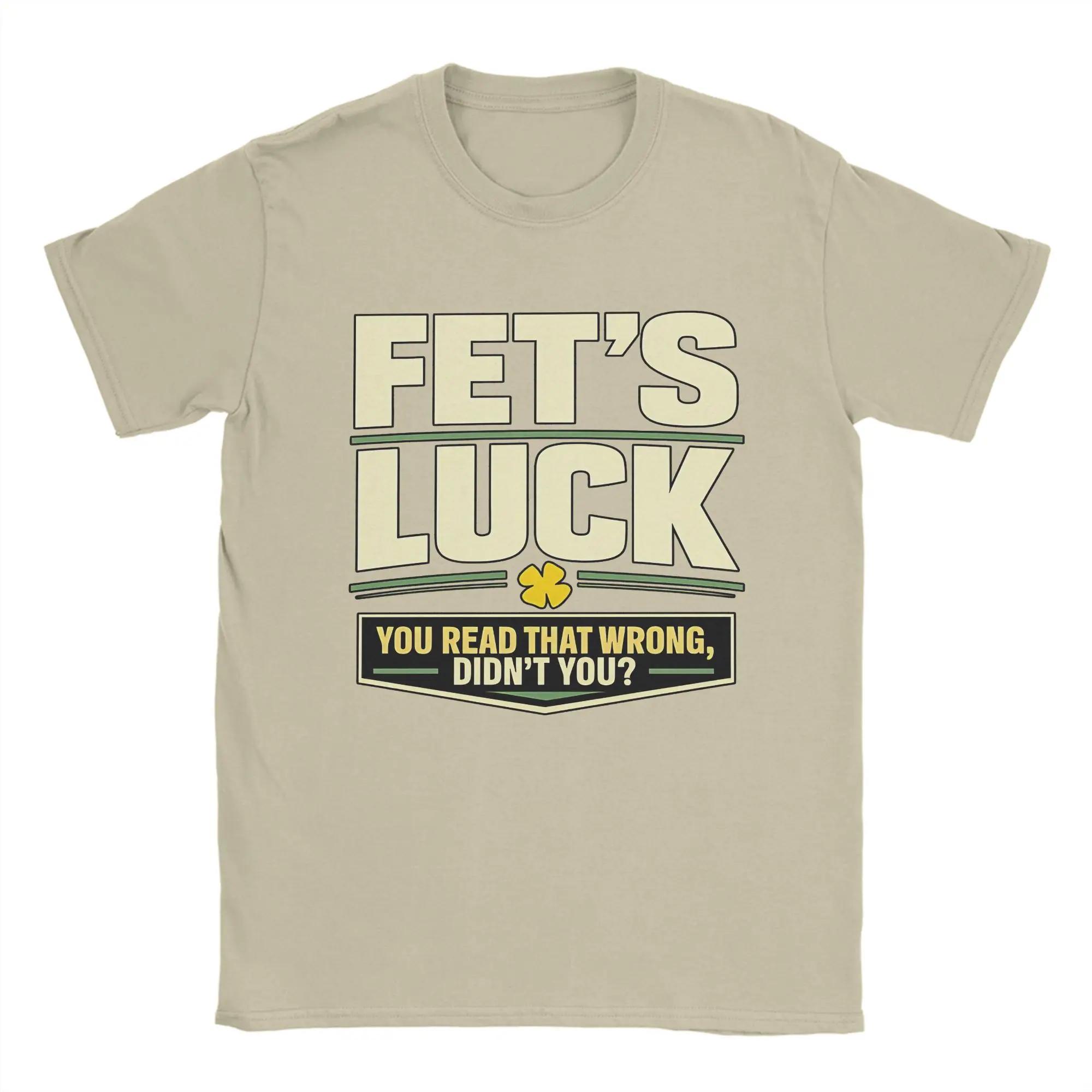 Мужские футболки Fet’S Luck Вы неправильно это прочитали, не так ли Удивительная футболка из чистого хлопка Футболка с коротким рукавом Топ с круглым вырезом 4XL