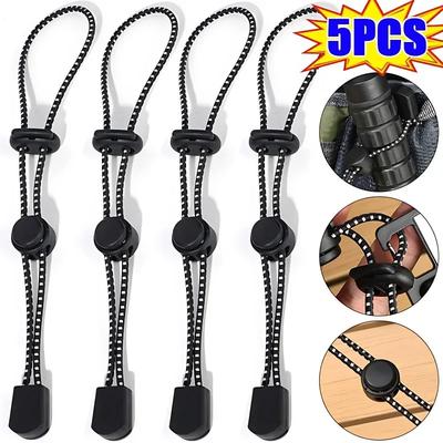 5PCS Rope Clips, Suitable for Hiking Poles, Walking Sticks, Elastic Rope Multi-purpose Tools, Hiking and Camping Accessories