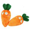 Cute Funny Carrots  Sound Vegetable Chew Squeaker Dog  Squeaky Pet Supplies