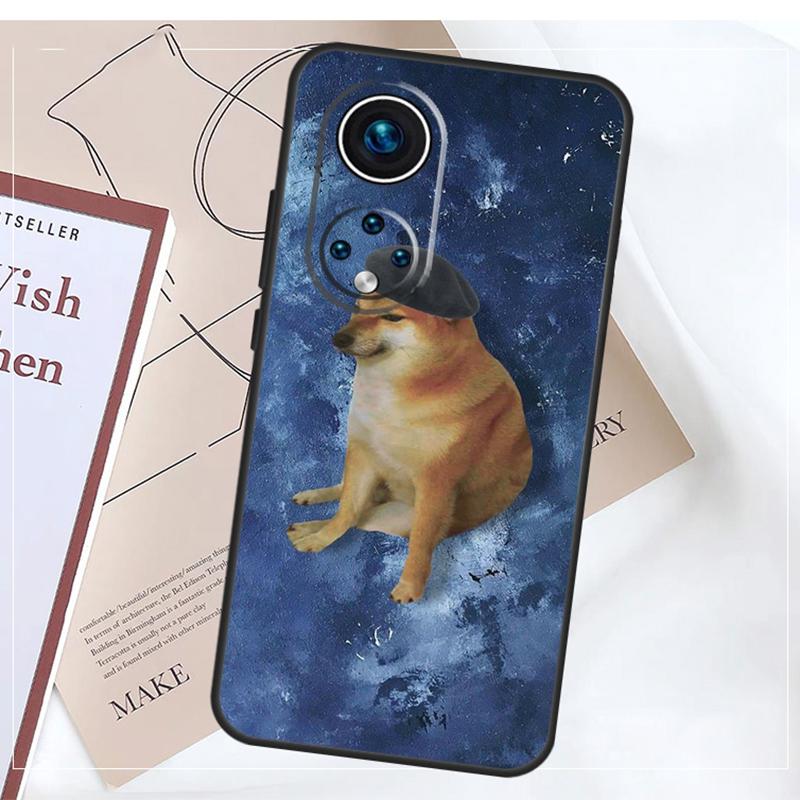 Funny Cheems Doge Case For Honor Magic 8 7 5 6 Pro X9a X9b X9c X9d X8b X8c Win RT 50 70 90 200 400 Pro Cover