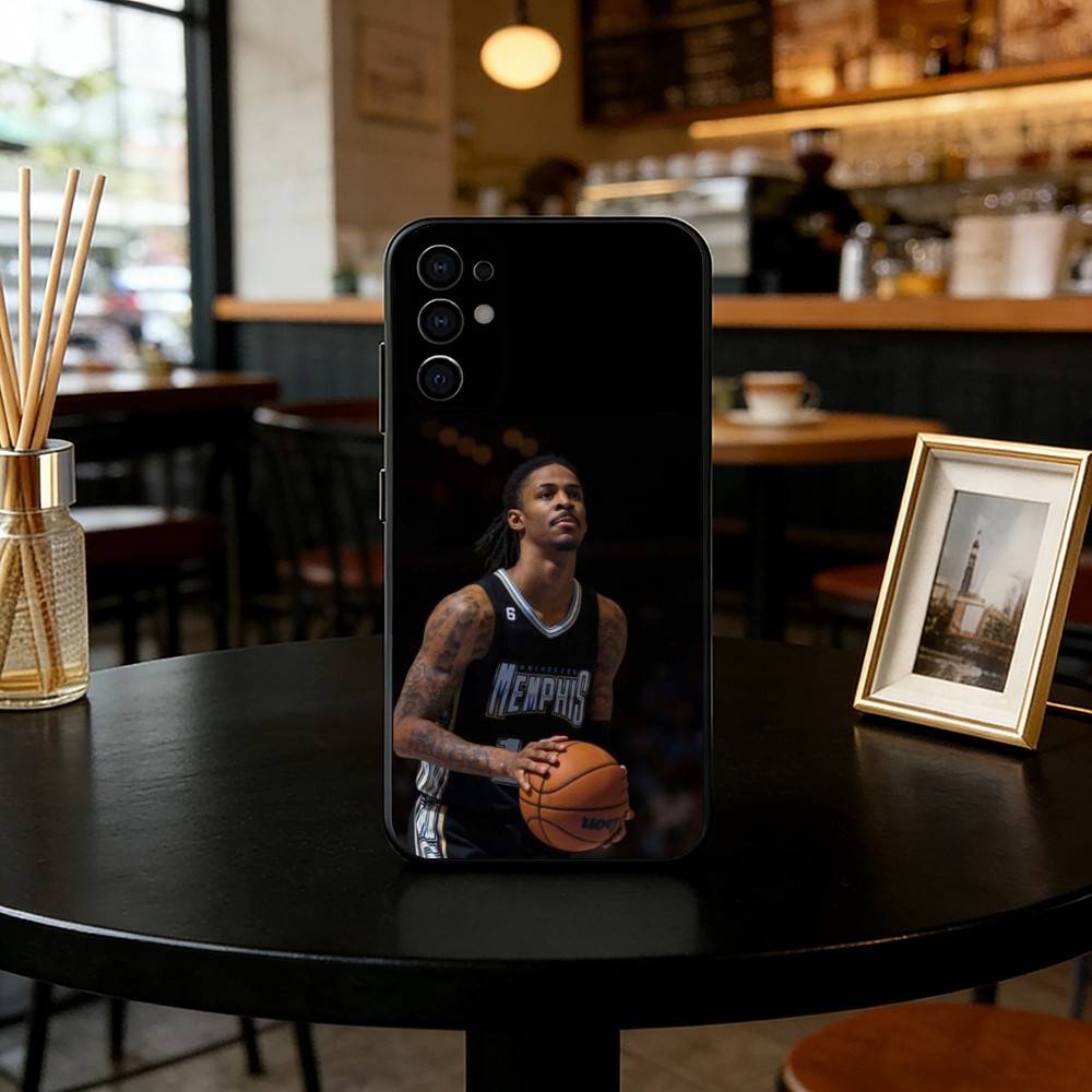 Ja Morant Phone Case For Samsung S25,S24,S21,S22,S23,S30,Ultra,S20,Plus,Fe,Soft Silicone Black Cover