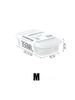 1pcs Refrigerator Food Sealed Crisper Containers Fridge Vegetable Meat Fruit Container Kitchen Storage Fresh Box Organizer