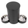 Automatic Cat and Dog Food Dispenser for 2 3L Timed Smart Food Dispenser with Voice Remote Dual Power Dual Bowl for Dry Food Cats, Cat/Dog Reminder,
