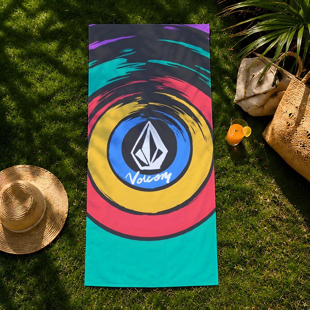 Brand V-Volcom Towel beach towel, quick drying absorbent bath towel for Swim,Gym,Camping,Outdoor