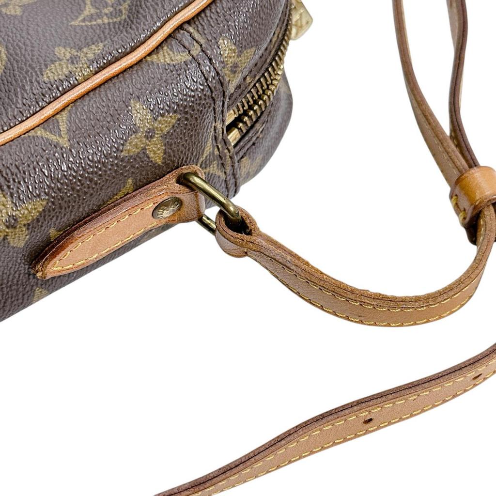 LOUIS VUITTON Monogram Diagonally hung Shoulder Bag Monogram canvas Brown M51274 Used