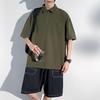 Men's Summer Lightweight Half-Zip Polo T-Shirt