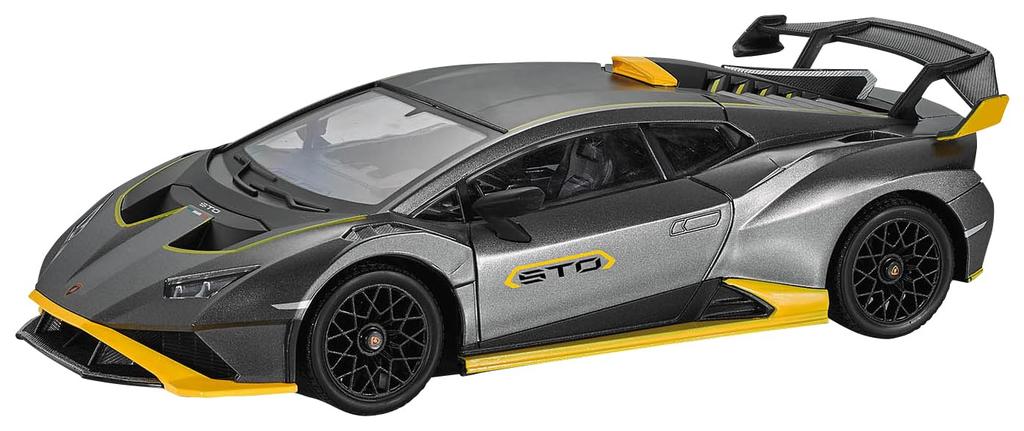 Doyusha 124 Scale Lamborghini Huracan STO Gray Electric Radio Control Model 30664
