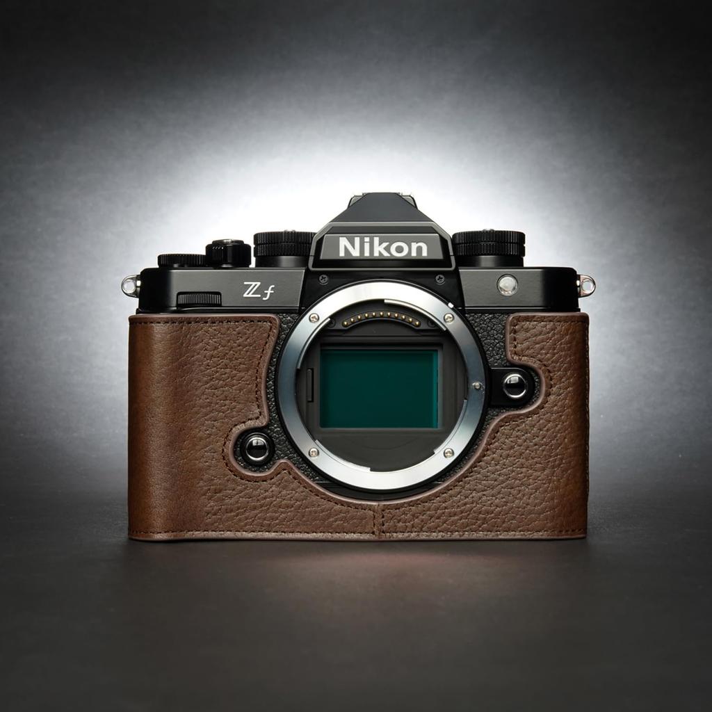 TP Original Nikon Zf Half Body Dark Brown Case,
