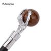 White Man Hold Ball White Walking Cane Fashion Decorative Walking Stick Gentleman Elegant Cosplay Cane Crosier 93cm