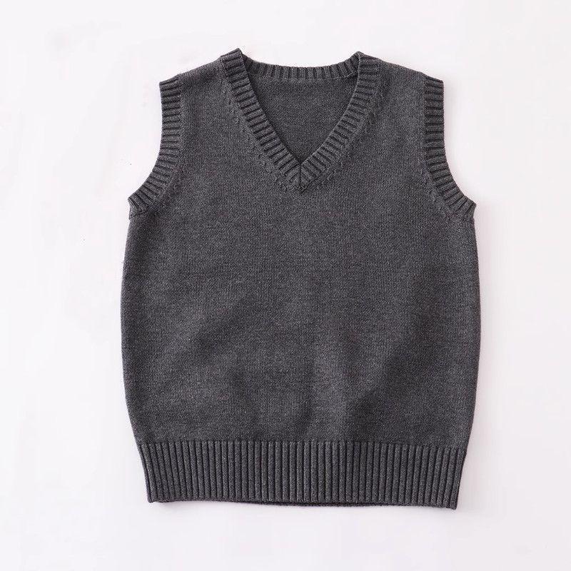 In-Stock: Women's Japanese Style V-Neck Sleeveless Sweater Vest - 12 Colors