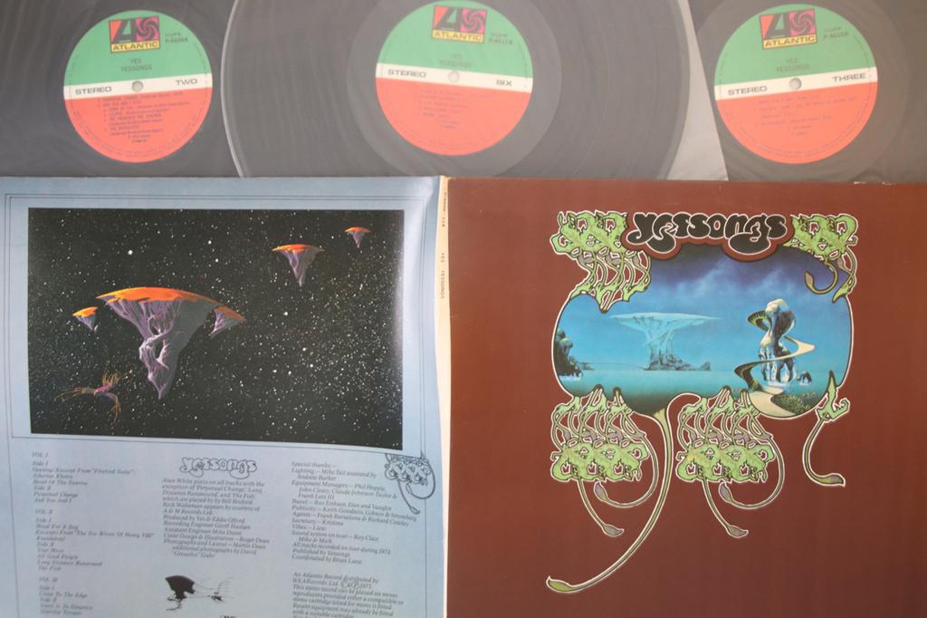 LP deska YES - Yessongs P460911A ATLANTIC 1973 Japonsko Rock Použitá